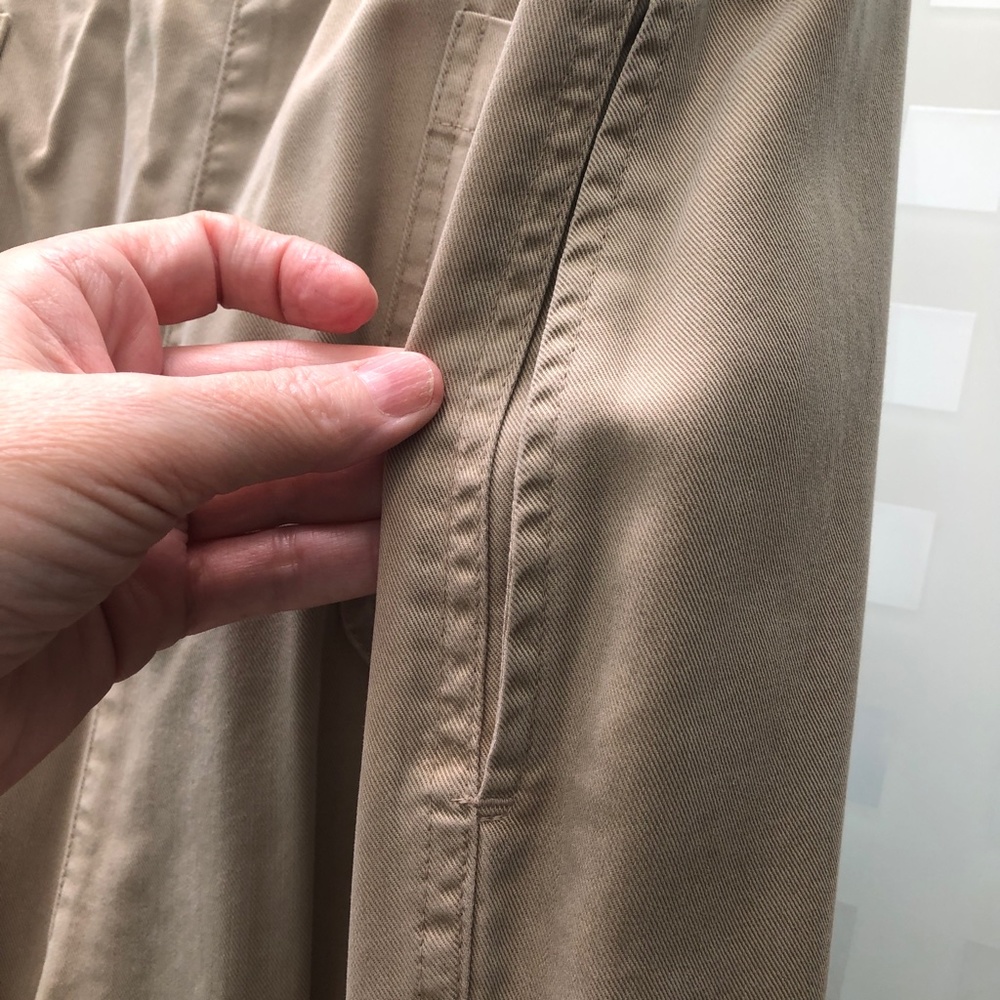🎉HP🎉 VALERIE STEVENS Casual Woman Soft Tencel Khaki Slacks Trousers Pants 2X - Picture 5 of 14